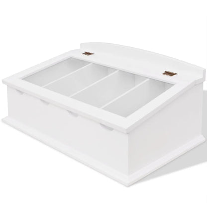 Portaposate In Mdf Bianco In Stile Barocco