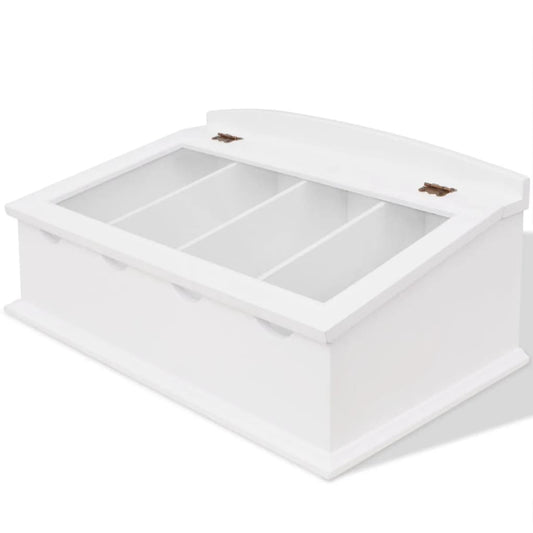 Portaposate In Mdf Bianco In Stile Barocco