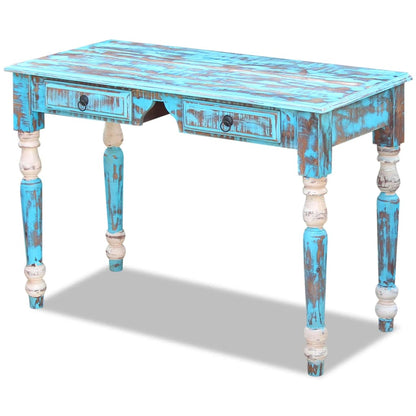 Scrivania In Legno Massello Anticato
