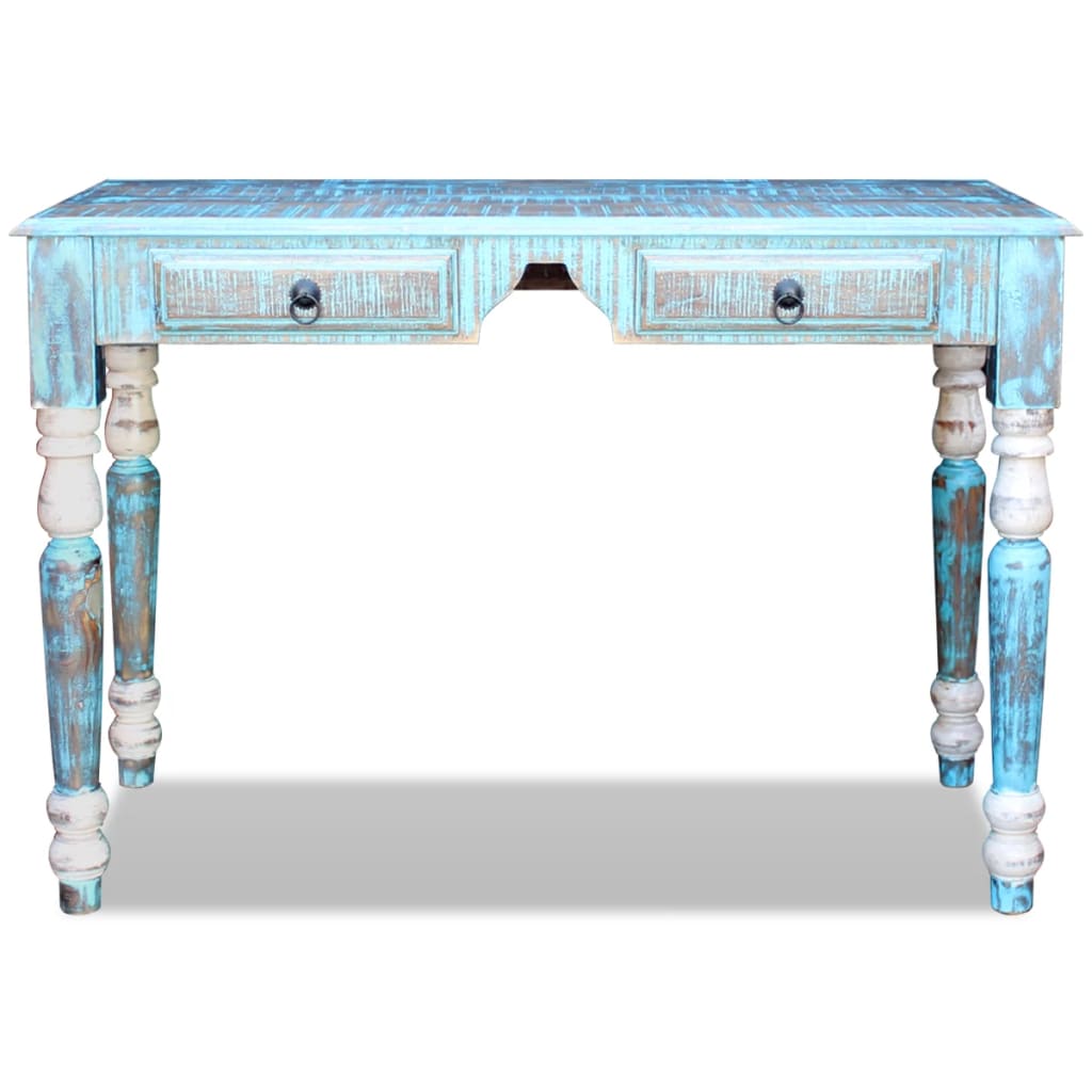 Scrivania In Legno Massello Anticato