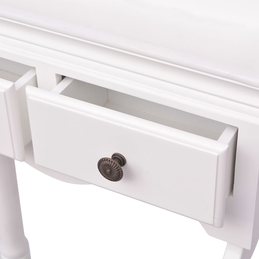 Appendiabiti Con Armadietto In Legno Bianco