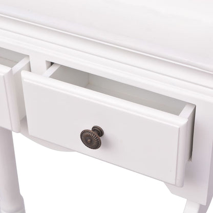 Appendiabiti Con Armadietto In Legno Bianco