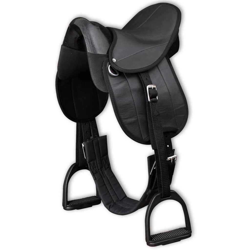 Set Sella Pony 25,4 Cm 10&quot; Nero