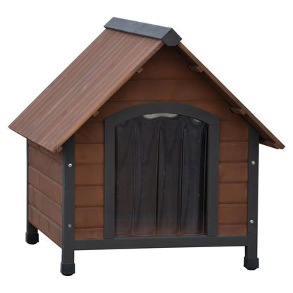 @Pet Cuccia Per Cani Ingresso In Plastica Rustique Marrone