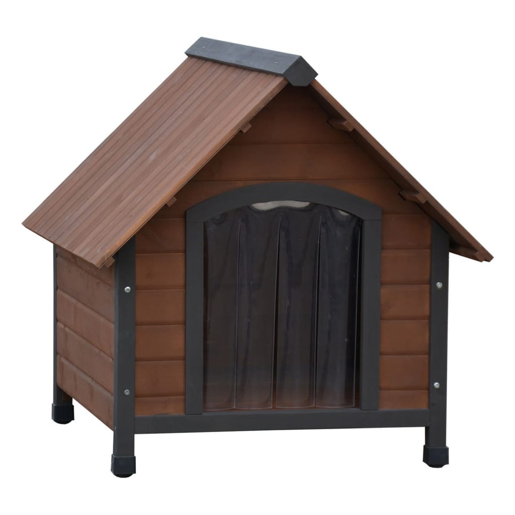@Pet Cuccia Per Cani Ingresso In Plastica Rustique Marrone