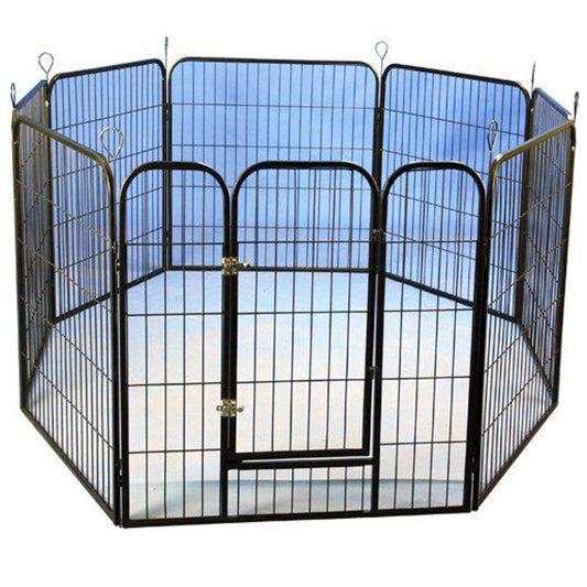 @Pet Recinzione Modulare Per Cuccioli Nera 79X81 Cm