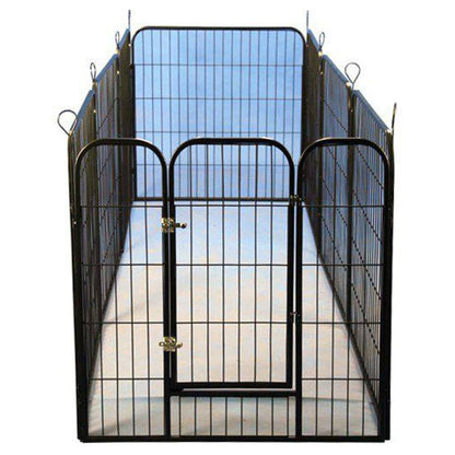 @Pet Recinzione Modulare Per Cuccioli Nera 79X81 Cm