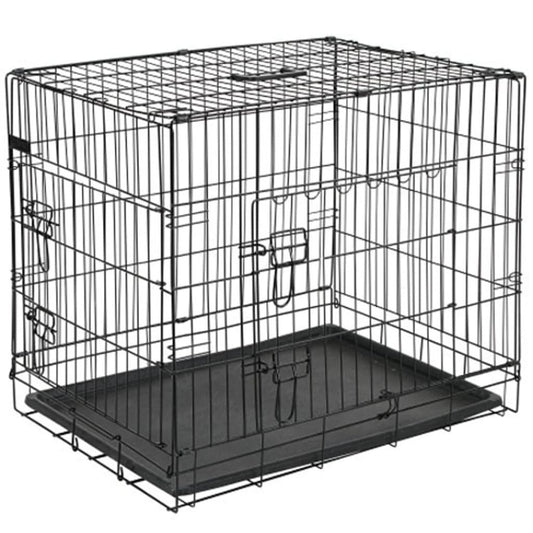 @Pet Gabbia Per Cani In Metallo 50,8X30,5X35,5 Cm Nera 15006