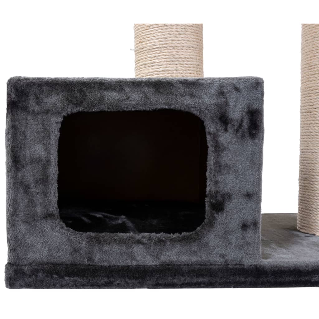 Quapas! Albero Tiragraffi Bandit Grigio Scuro 76X45X82 Cm