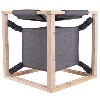 Quapas! Cuccia Per Gatti Con Amaca Catcube Grigia M 54X54X54 Cm