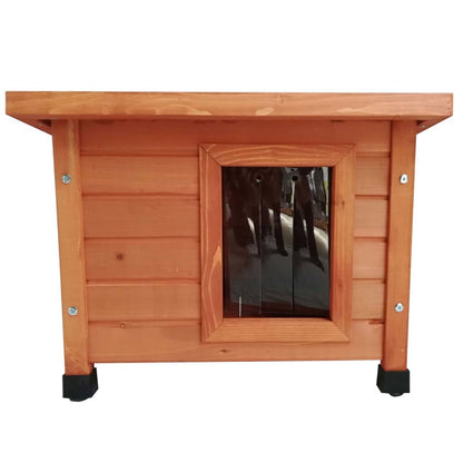 @Pet Cuccia Per Gatti Da Esterni 68,5X54X51,5 Cm Legno E Bianco