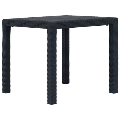 Tavolo Da Giardino Plastica Stile Rattan
