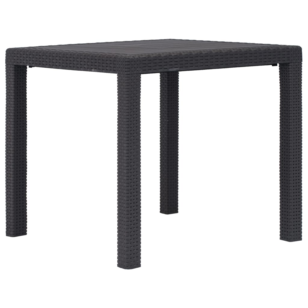 Tavolo Da Giardino Plastica Stile Rattan