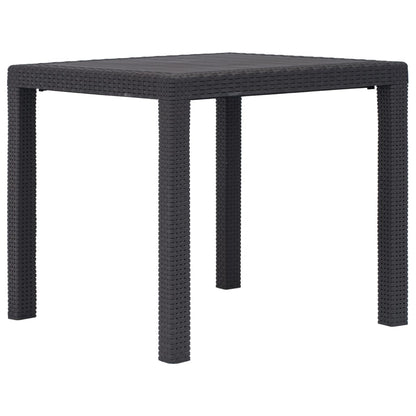 Tavolo Da Giardino Plastica Stile Rattan
