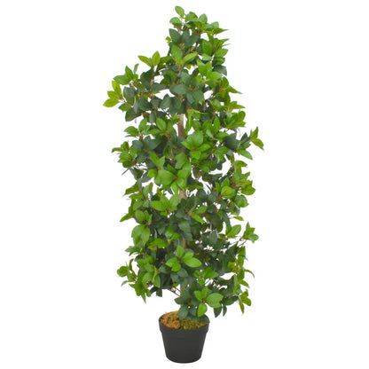 Albero Di Alloro Artificiale Con Vaso Verde