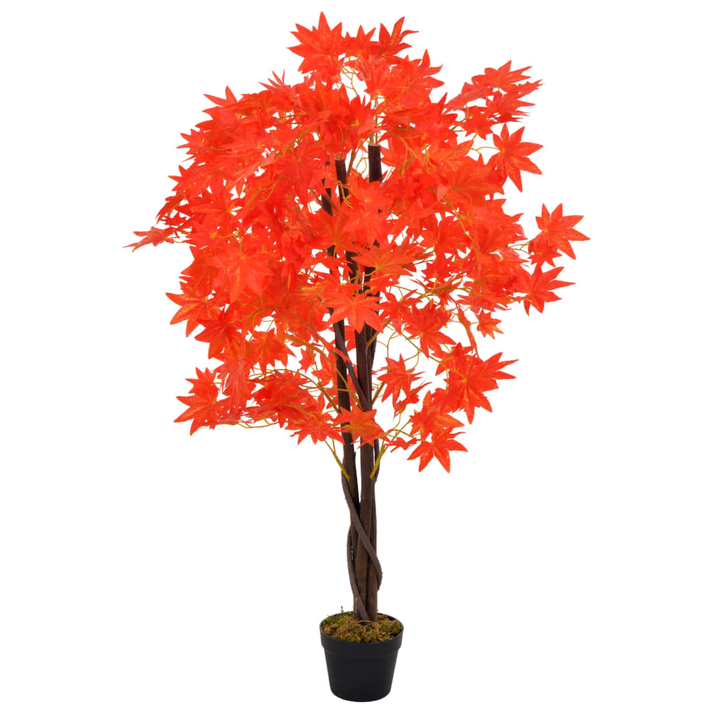 Albero Di Acero Artificiale Con Vaso 120 Cm