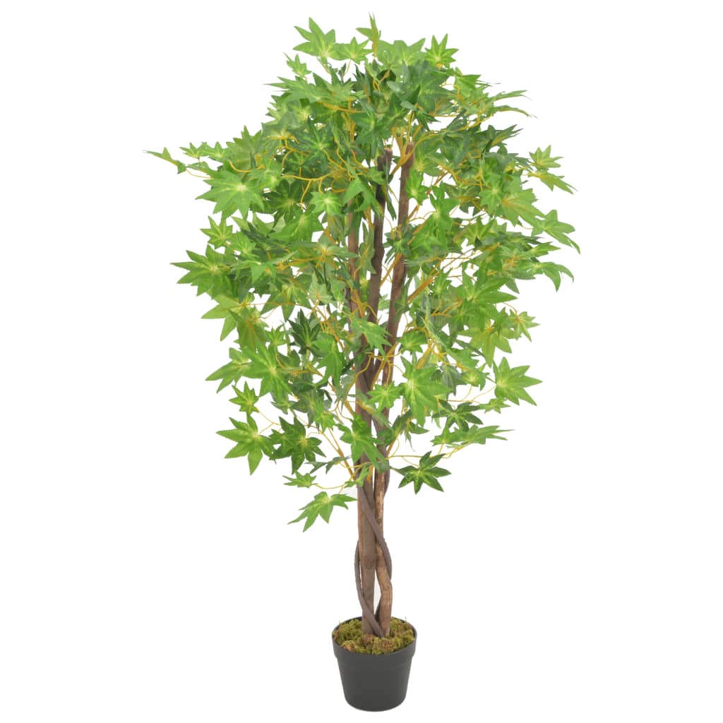 Albero Di Acero Artificiale Con Vaso 120 Cm