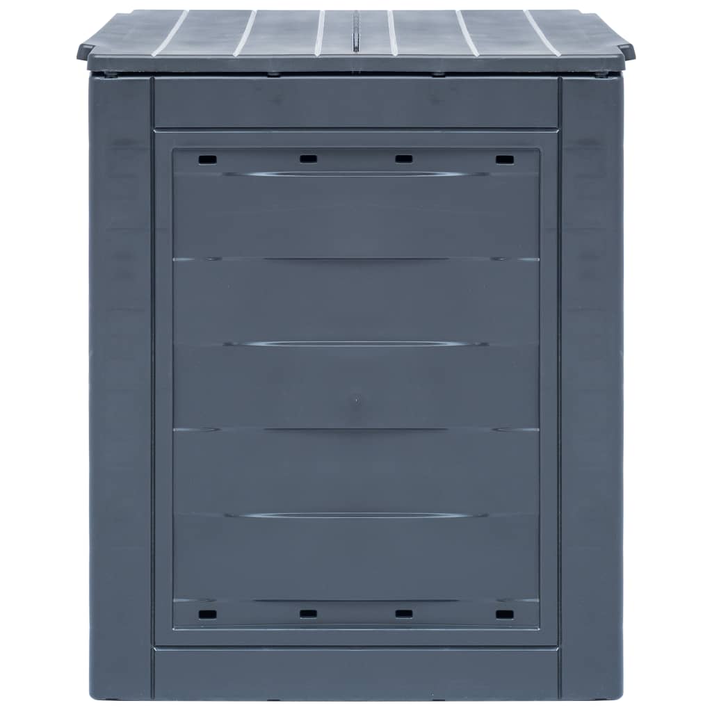 Compostiera Da Giardino 60X60X73 Cm Grigia