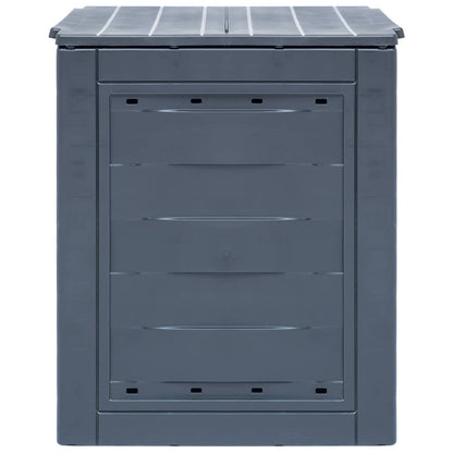 Compostiera Da Giardino 60X60X73 Cm Grigia