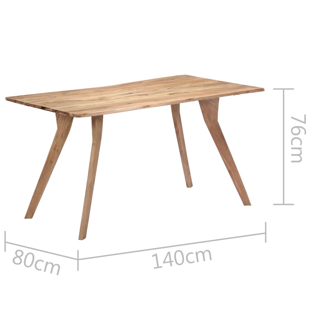 Tavolo Da Pranzo In Legno Massello Di Acacia
