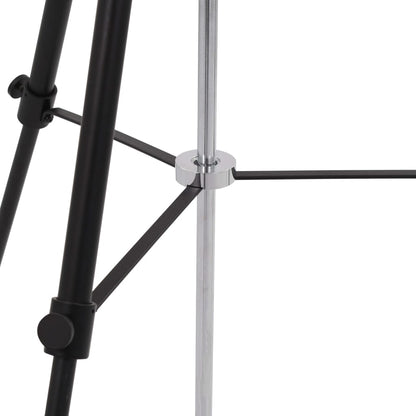 Lampada Da Terra E27 Nera E Oro
