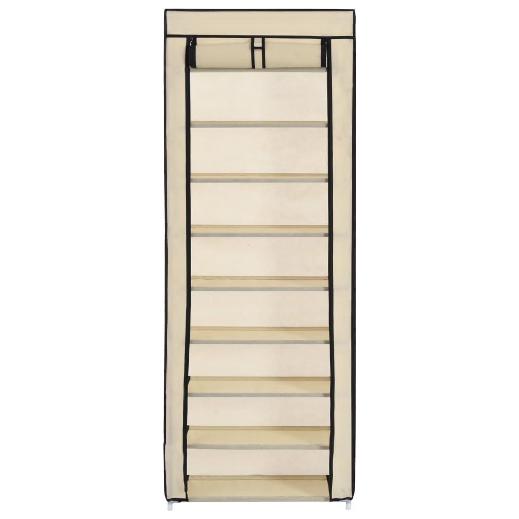 Scarpiera Con Rivestimento In Tessuto 57X29X162 Cm