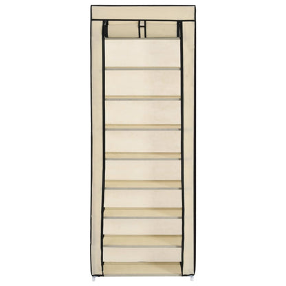 Scarpiera Con Rivestimento In Tessuto 57X29X162 Cm