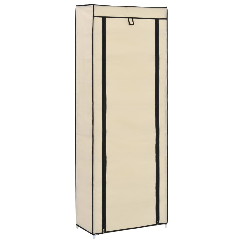 Scarpiera Con Rivestimento In Tessuto 57X29X162 Cm