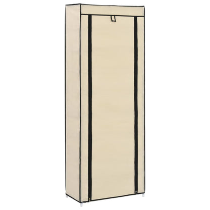 Scarpiera Con Rivestimento In Tessuto 57X29X162 Cm