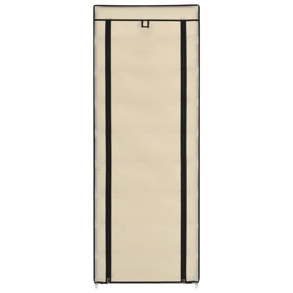 Scarpiera Con Rivestimento In Tessuto 57X29X162 Cm