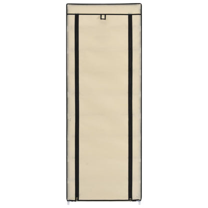 Scarpiera Con Rivestimento In Tessuto 57X29X162 Cm