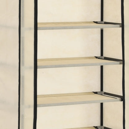 Scarpiera Con Rivestimento In Tessuto 57X29X162 Cm