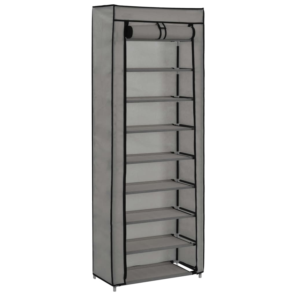 Scarpiera Con Rivestimento In Tessuto 57X29X162 Cm