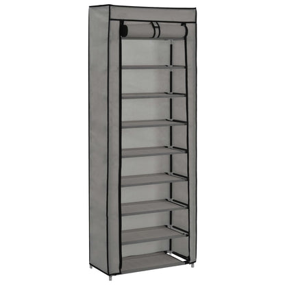 Scarpiera Con Rivestimento In Tessuto 57X29X162 Cm