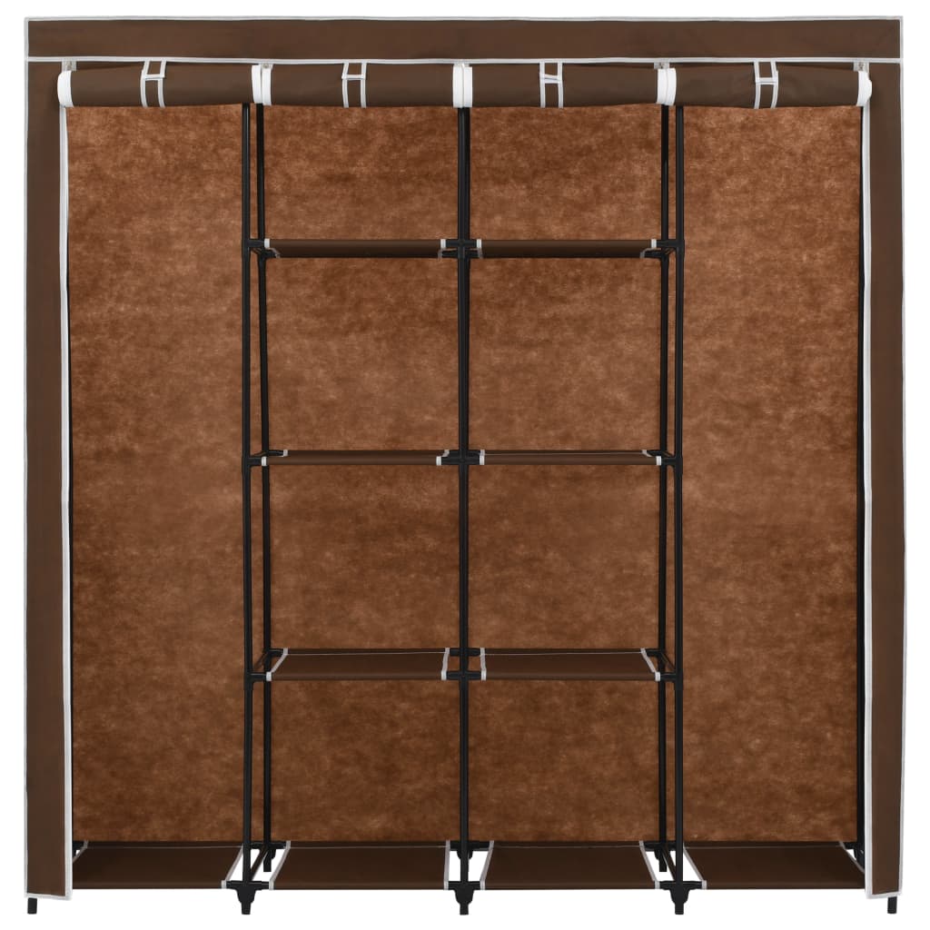 Guardaroba Con 4 Scomparti 175X45X170 Cm
