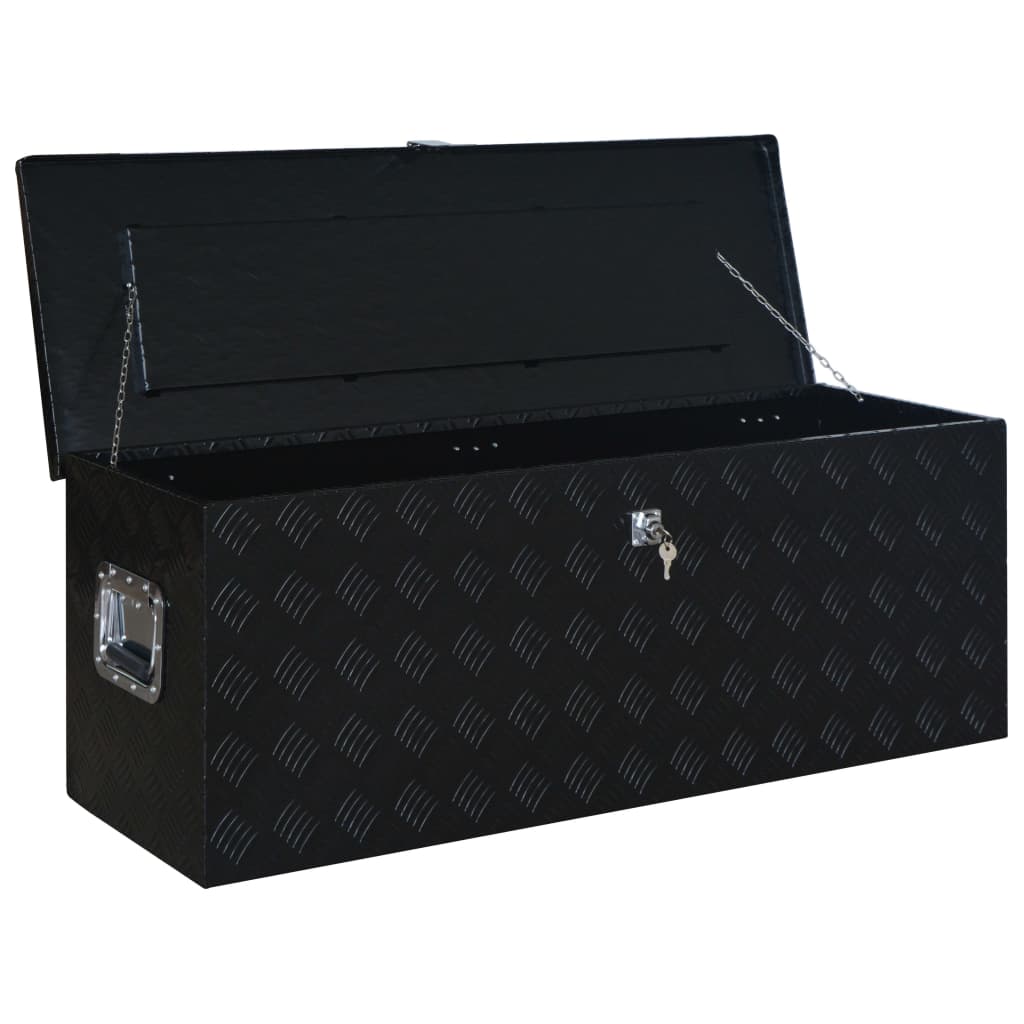 Scatola In Alluminio 1085X370X400 Mm Nera