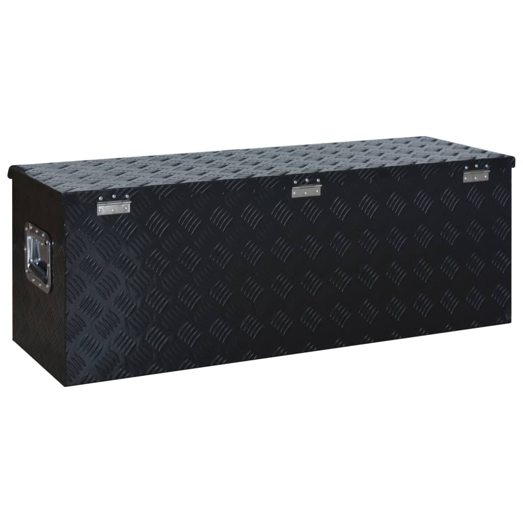 Scatola In Alluminio 1085X370X400 Mm Nera