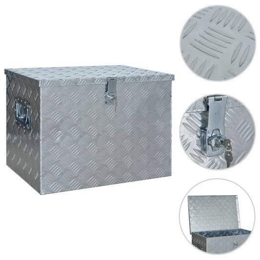 Scatola In Alluminio 610X430X455 Mm Argento