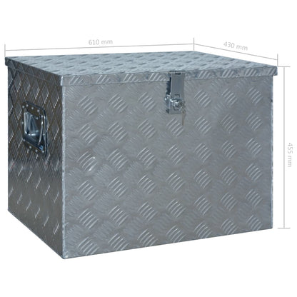 Scatola In Alluminio 610X430X455 Mm Argento