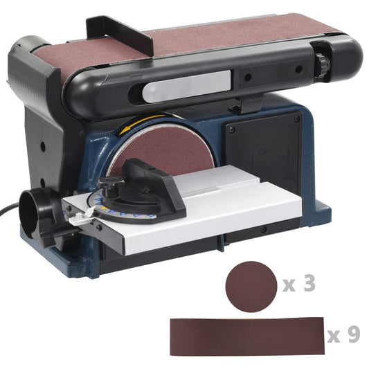 Levigatrice A Nastro E A Disco Elettrica 370 W 150 Mm