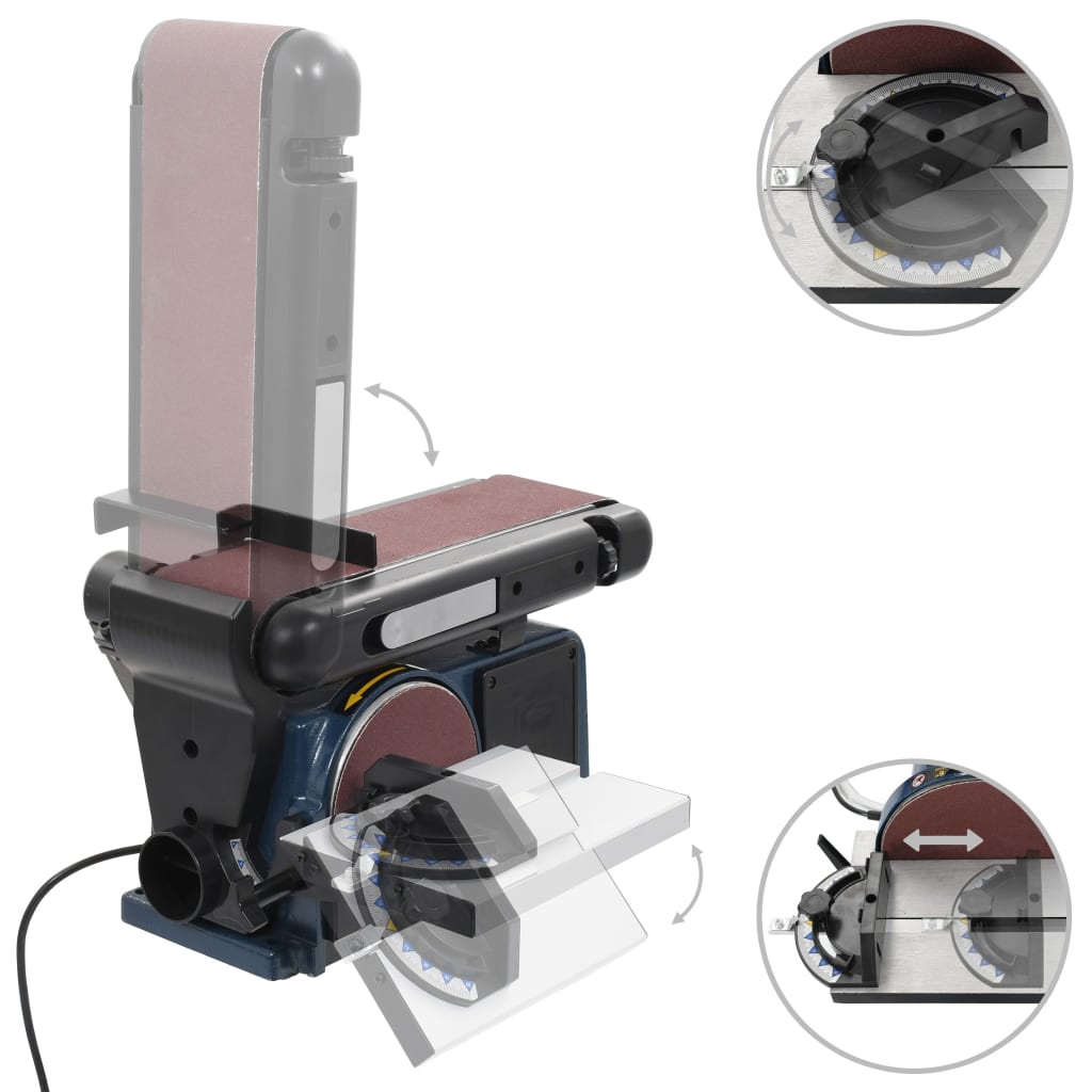 Levigatrice A Nastro E A Disco Elettrica 370 W 150 Mm