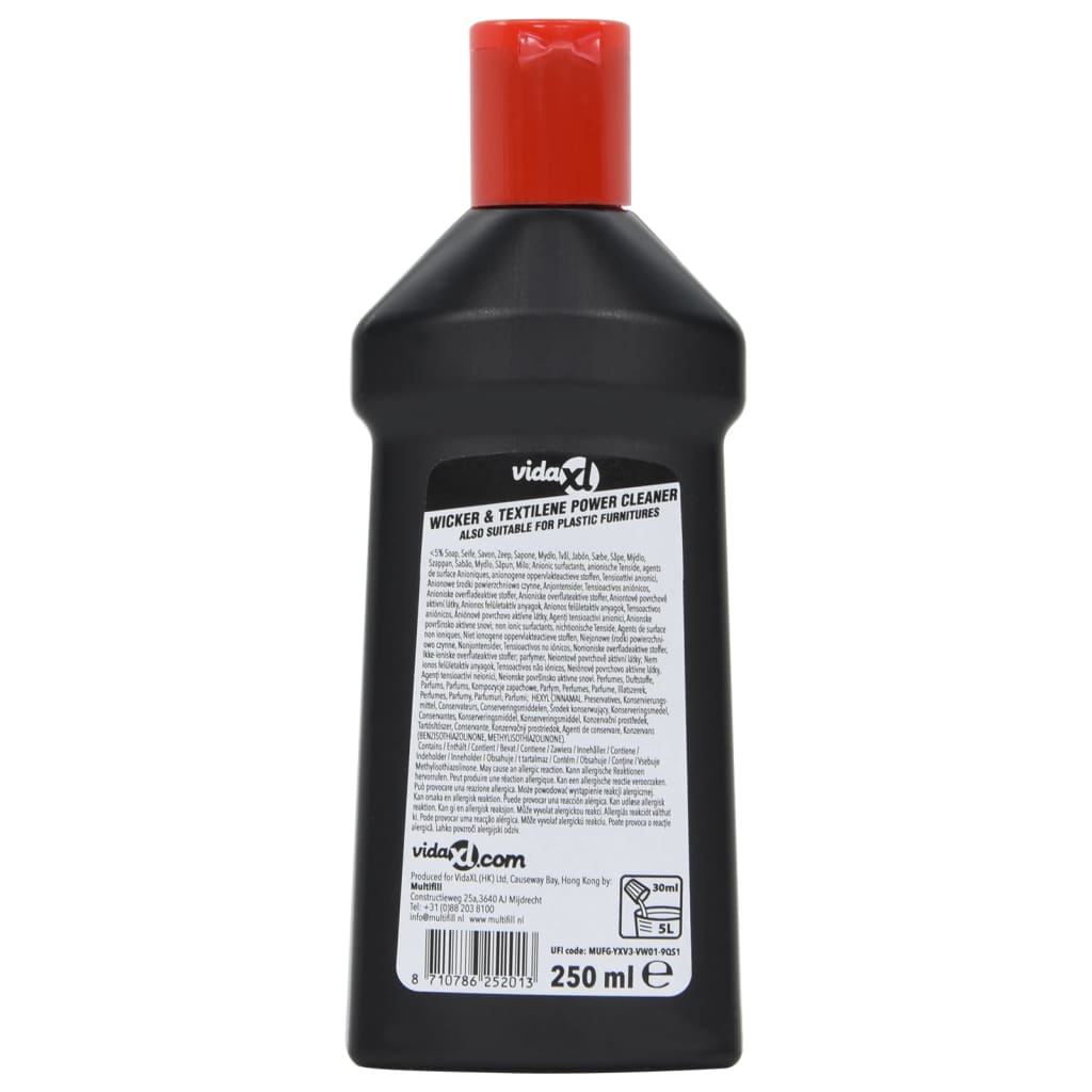 Detergente Per Mobili Da Esterno In Rattan E Textilene 250 Ml