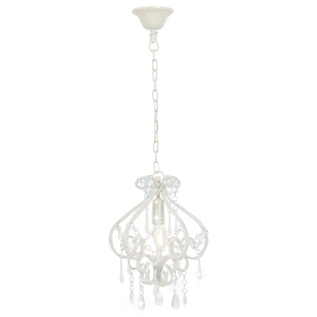 Lampadario Con Perle Rotondo E14