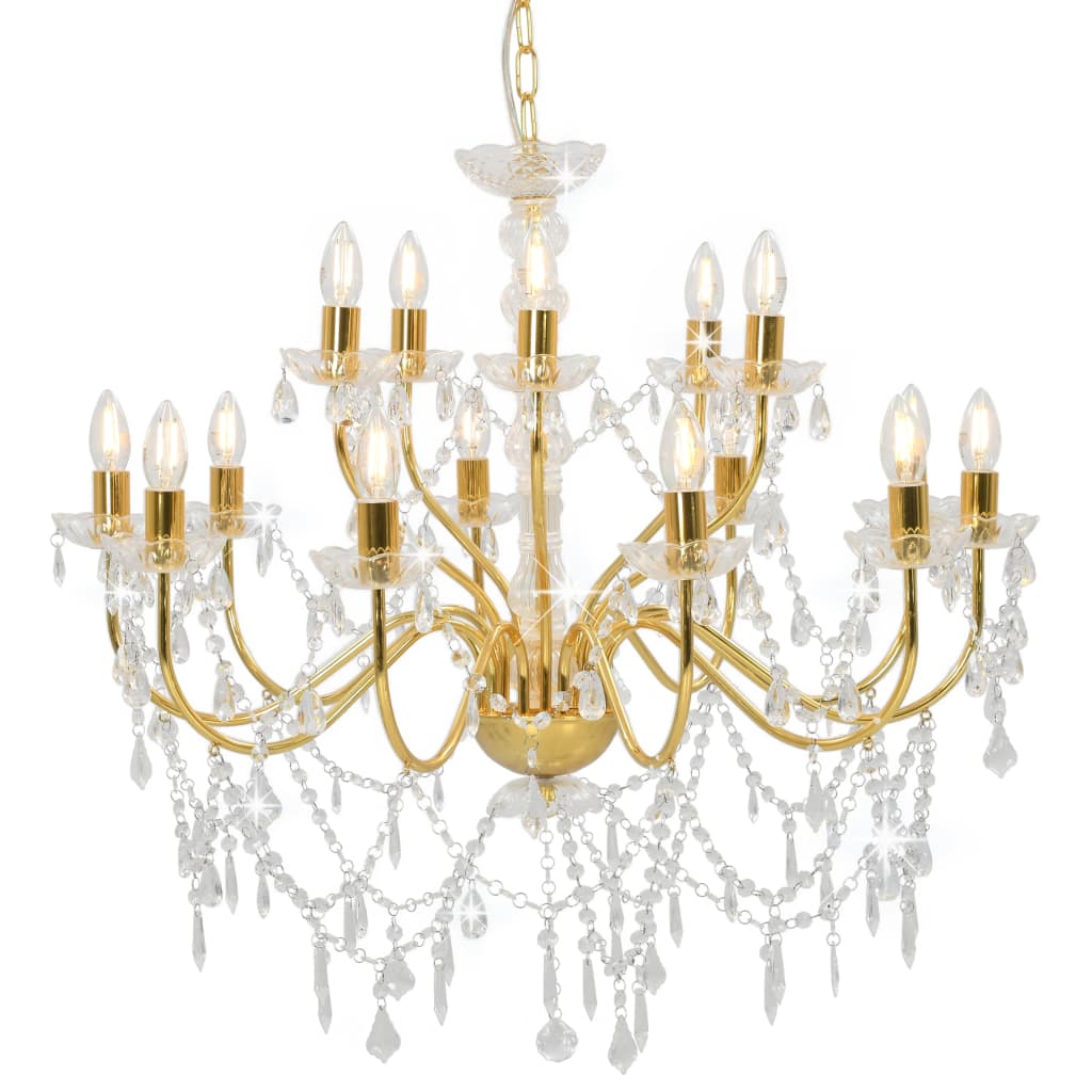 Candelabro A 2 Livelli 15 Lampadine E14