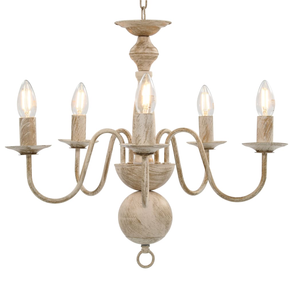 Candelabro Stile Anticato 5 Lampadine E14