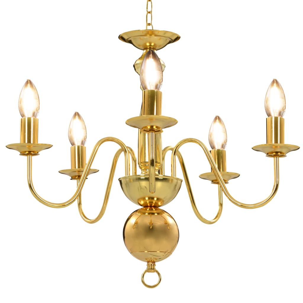 Candelabro Stile Anticato 5 Lampadine E14