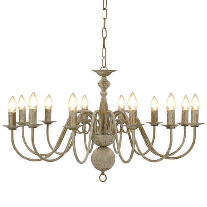 Candelabro Stile Anticato 12 Lampadine E14