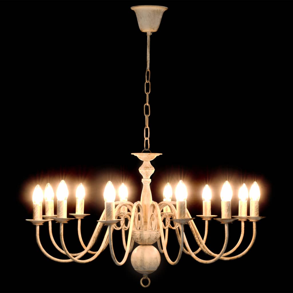 Candelabro Stile Anticato 12 Lampadine E14