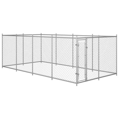 Canile Da Esterno Con Tetto 7,6X3,8X2,3 M