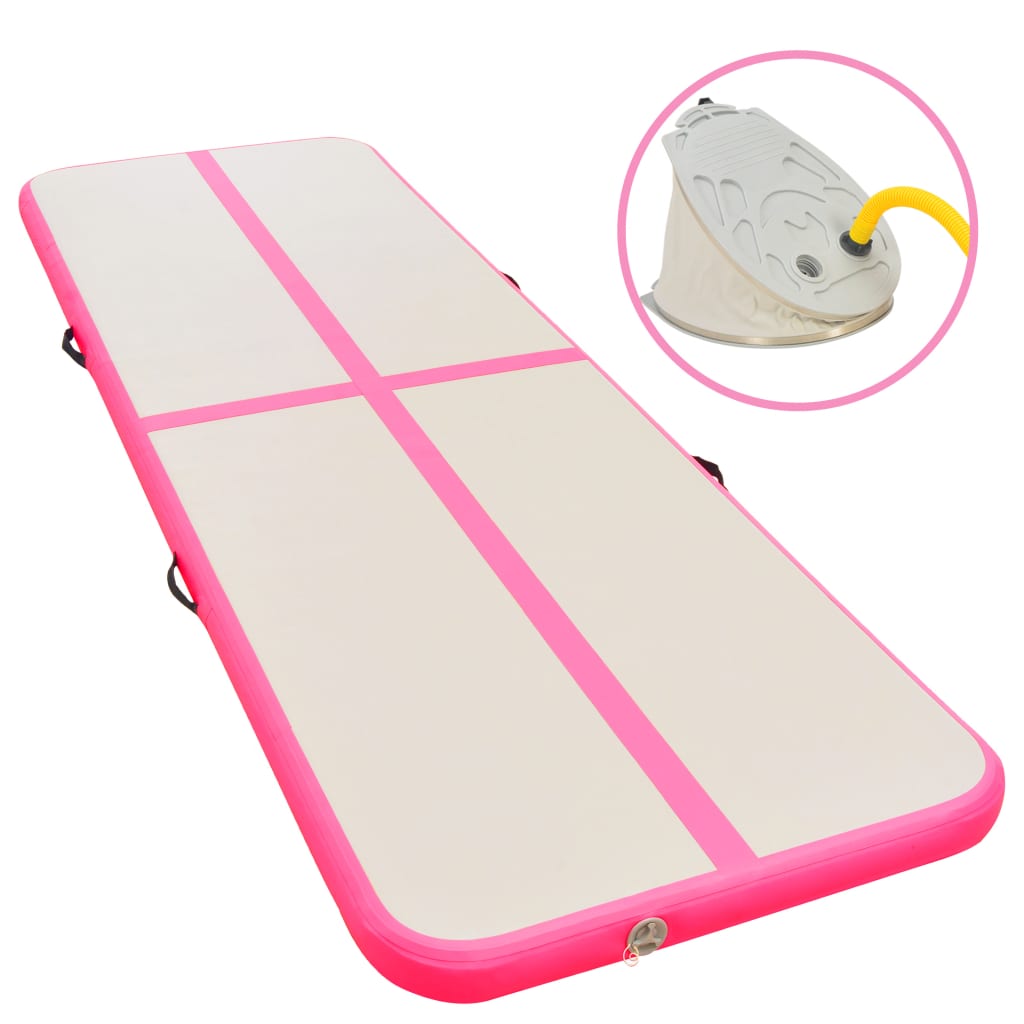 Tappetino Ginnastica Gonfiabile Con Pompa Pvc
